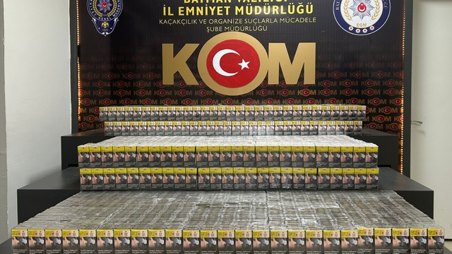Batman'da gümrük kaçağı 5 bin 240 paket sigara ele geçirildi