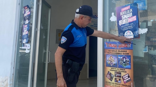 Bozyazı polisinden düğünlerde havaya ateş açanlara afişli uyarı