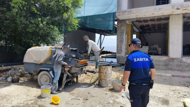 Bodrum'da inşaat yasaklarına uymayanlara para cezası kesildi