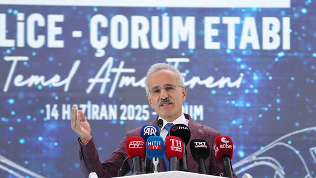 Ankara-Kırıkkale-Çorum-Samsun Hızlı Demiryolu Projesi'nde "Delice-Çorum" etabının temeli atıldı