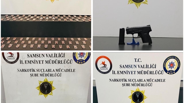 Samsun'da uyuşturucu operasyonunda 10 zanlı yakalandı