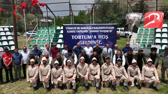 Erzurum'da 107 yıl önceki kaya tırmanışı canlandırıldı