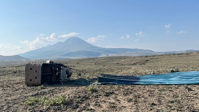 Aksaray'da sıcak hava balonu kazasında pilot hayatını kaybetti, 19 kişi yaralandı