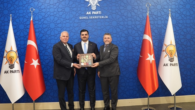 İAOSB yönetiminden AK Parti Genel Sekreteri İnan'a ziyaret