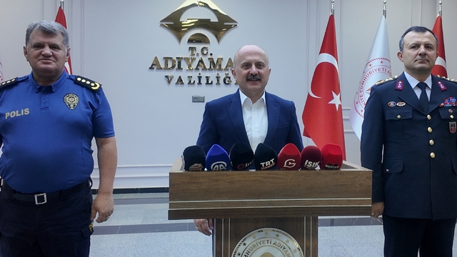 Adıyaman Valisi Osman Varol, kentin bir aylık asayiş verilerini açıkladı