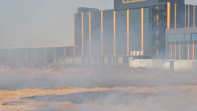 İslahiye'de anız yangını söndürüldü