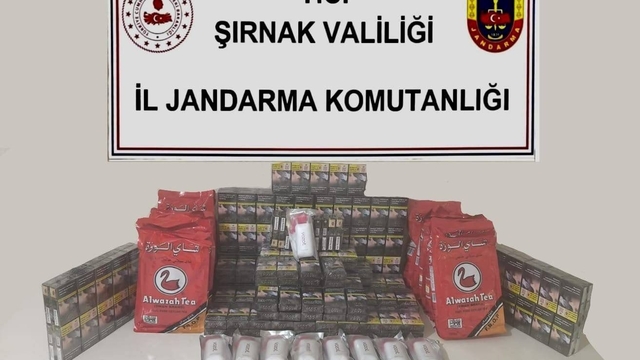 Şırnak'ta kaçakçılık operasyonlarında 13 kişi hakkında işlem yapıldı