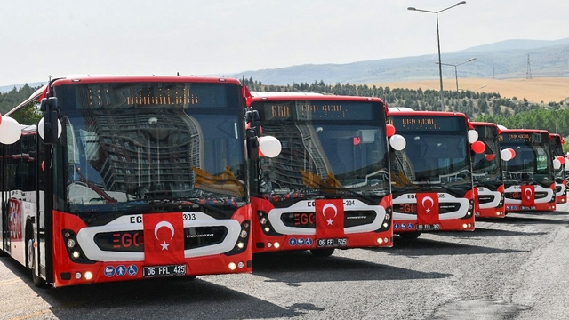 Ankara'da toplu taşımaya 13 yeni otobüs daha eklendi