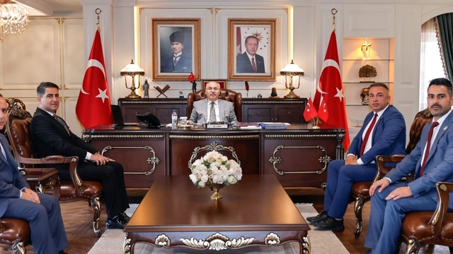 Türkiye Emekli Astsubaylar Derneği İl Başkanı Şahin'den Vali Köşger'e ziyaret