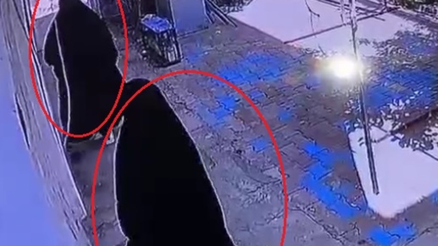 Nevşehir'de evden hırsızlık kamerada