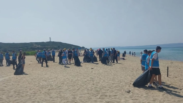 Saros Körfezi sahillerinde "temizlik seferberliği" başlatıldı