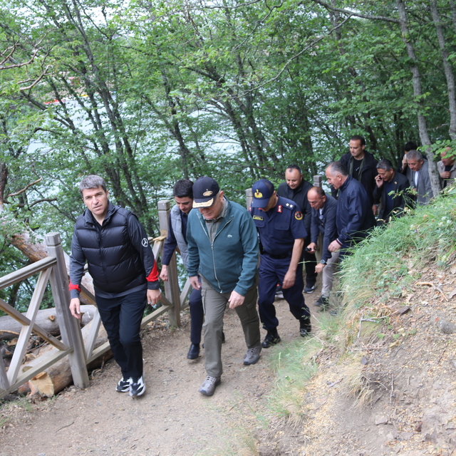 Amasya doğa yürüyüşü ve helikopter gösterisi yapıldı
