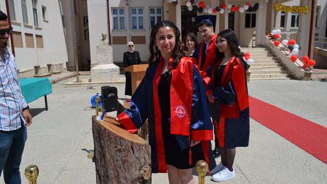 Şabanözü'nde lise öğrencileri için mezuniyet töreni düzenlendi