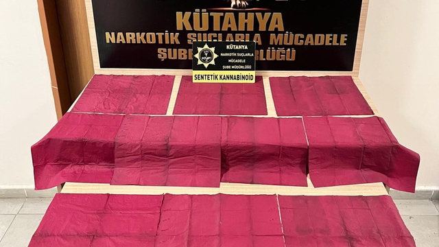 Kütahya'da uyuşturucu operasyonunda yakalanan 2 zanlı tutuklandı