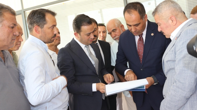 AK Parti Mersin Milletvekili Ali Kıratlı, Mezitli Devlet Hastanesi inşaatını inceledi