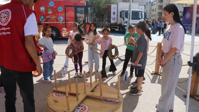 Geleneksel Oyunlar Tırı, Çankırı'da öğrencilerle buluştu