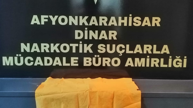 Afyonkarahisar'da uyuşturucu operasyonunda 1 şüpheli tutuklandı