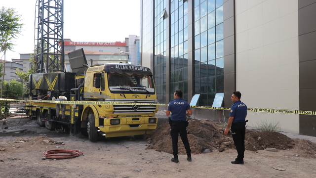 Kayseri'de, sondaj kuyusuna düşen işçi boğuldu