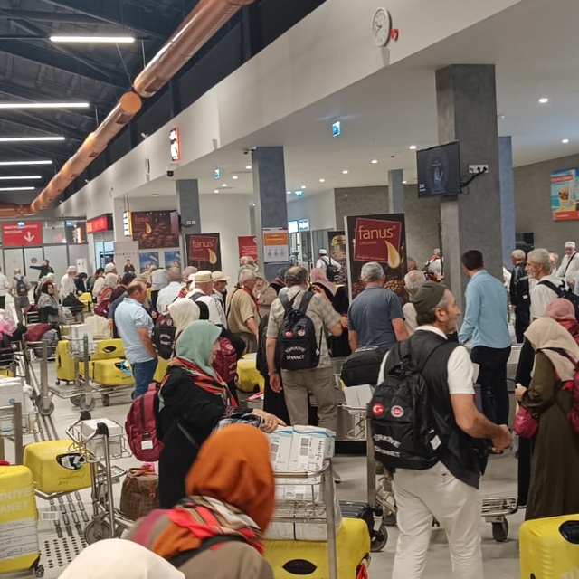 Hacı kafilesi kutsal topraklardan Trabzon'a döndü