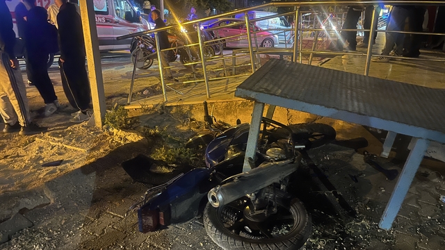 Tokat'ta cip ile çarpışan motosikletin sürücüsü yaralandı