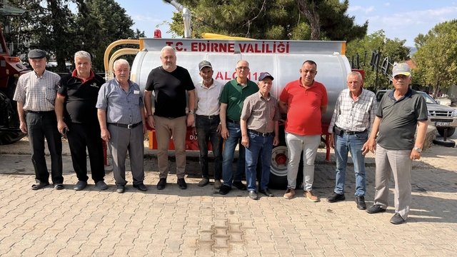 Edirne İl Özel İdaresinden Çamlıca'ya yangın tankeri