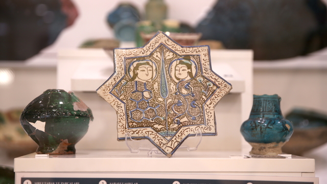Ani'deki kazılarda bulunan "sırlı seramikler" görücüye çıktı