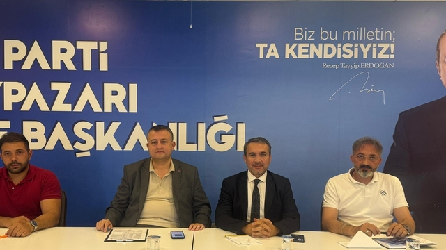 AK Parti Beypazarı İlçe Başkanlığında toplantı düzenlendi