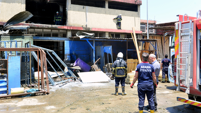 Oyun parkı malzemesi üretilen atölyede patlama: 3 işçi yaralı
