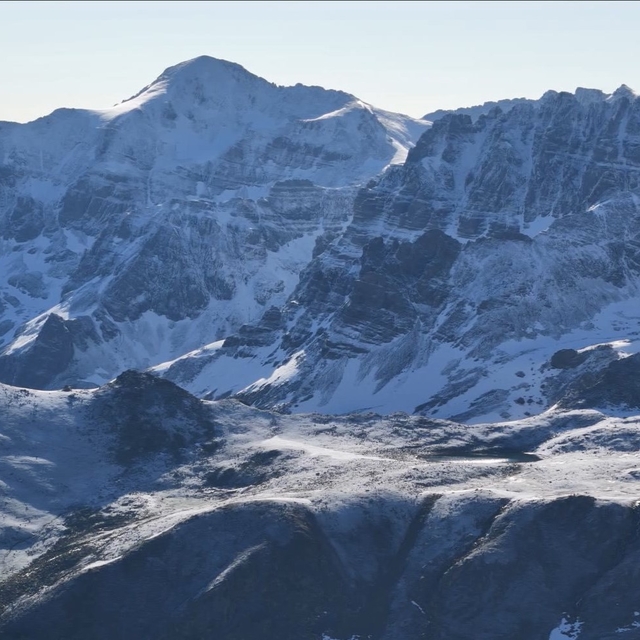 Kaçkar Dağları'nda kar güzelliği