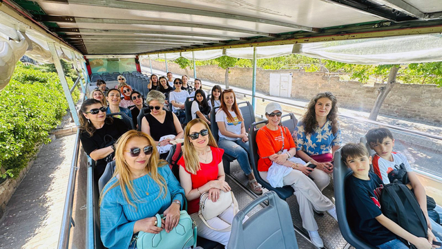 Talas Belediyesi, ilçedeki öğretmenler için tarihi ve turistik gezi düzenledi