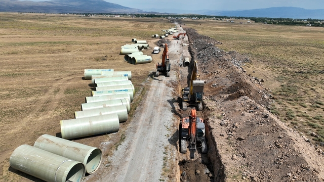 Erciş'teki sulama projesiyle 174 bin 50 dekar tarım arazisi suyla buluşacak