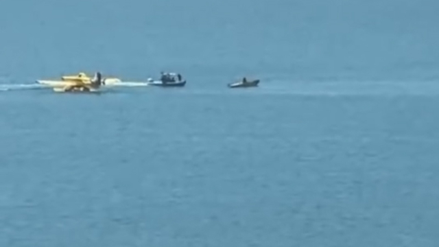 Yangın söndürme uçağı, kırıma uğradı