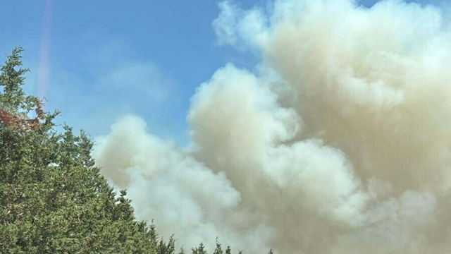 Çanakkale'de tarım arazisinde yangın