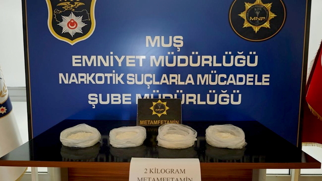 Muş'ta uyuşturucu operasyonunda 2 şüpheli gözaltına alındı