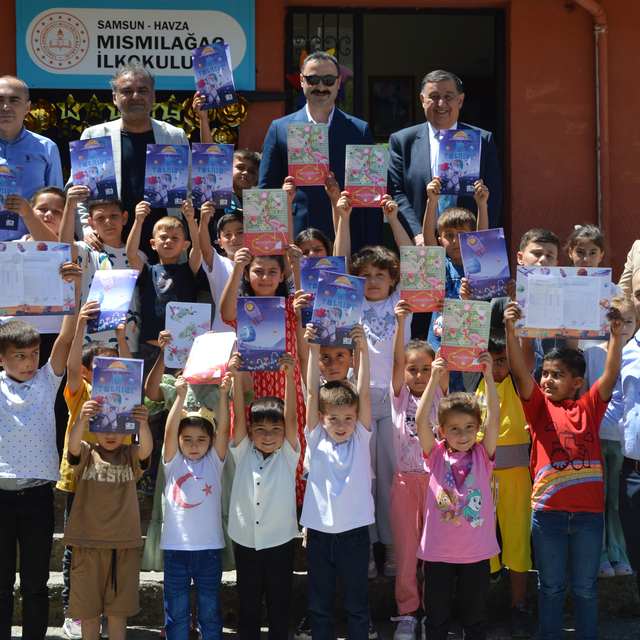 Havza'da 5 bin 550 öğrenci karne aldı