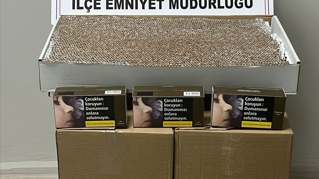 Tekirdağ'da 104 bin makaron ele geçirildi