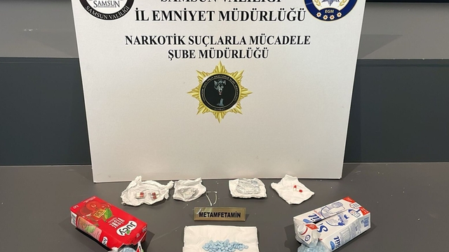 Samsun'da meyve suyu ve süt kutusunda uyuşturucu ele geçirildi