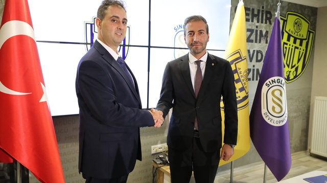 MKE Ankaragücü ile Single Development, sponsorluk anlaşması gerçekleştirdi