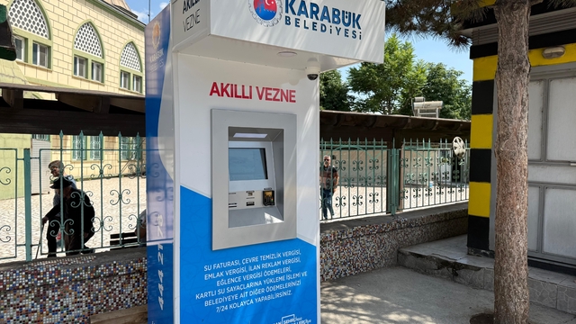 Karabük'te yeni akıllı vezneler hizmete girdi