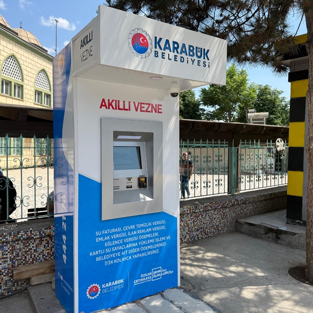 Karabük'te yeni akıllı vezneler hizmete girdi