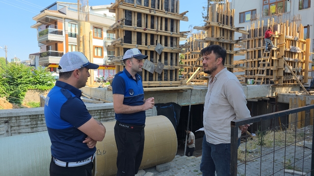 Zabıta ekiplerinden inşaatlara 'YKS' uyarısı