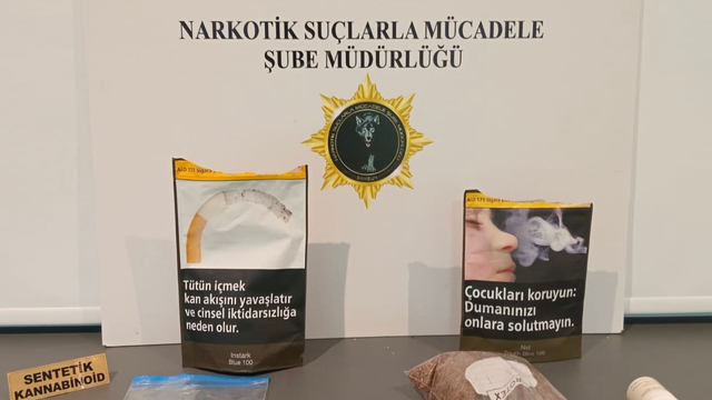Samsun'da tütün paketinde uyuşturucu ele geçirildi