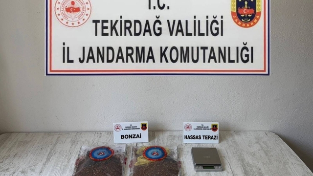 Tekirdağ'da uyuşturucuyla yakalanan 5 şüpheli gözaltına alındı