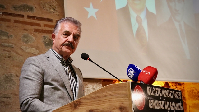 MHP Genel Sekreteri Büyükataman, Bursa'da üye katılım toplantısında konuştu: