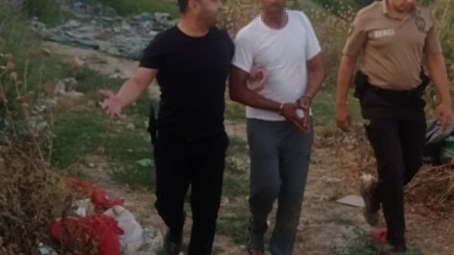 8 yıl hapisle aranan firari hükümlü, derede yakalandı