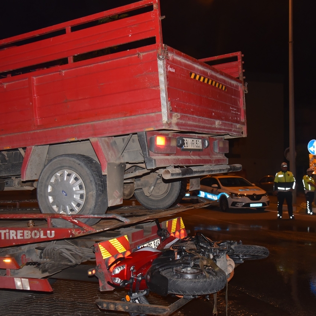 Giresun'da kamyonet ile çarpışan motosikletin sürücüsü yaşamını yitirdi