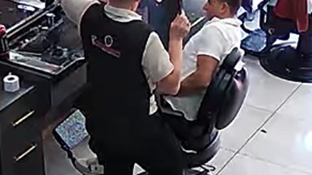 Fön makinesi bomba gibi patladı; o anlar kamerada