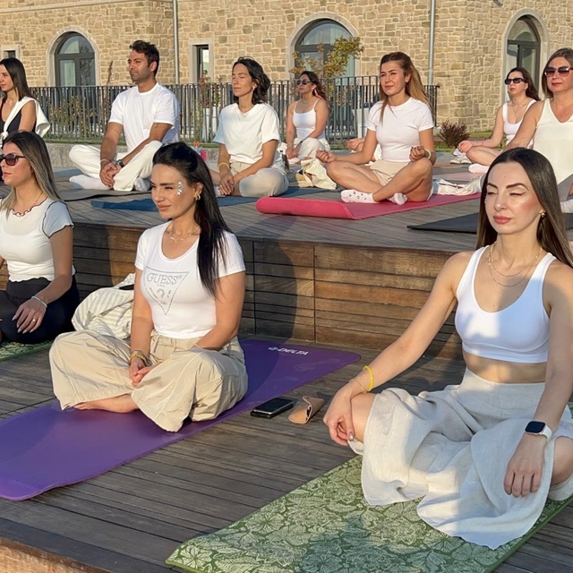 Kapadokya'da 'yoga' etkinliği