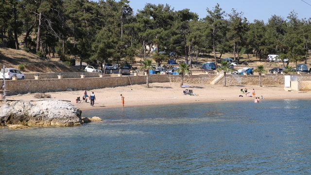 Mavi ve yeşilin buluştuğu Saros Körfezi sahillerine Avrupalı turist ilgisi