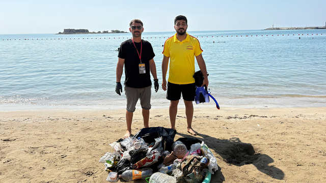 Yumurtalık'ta su altı temizliği yapıldı